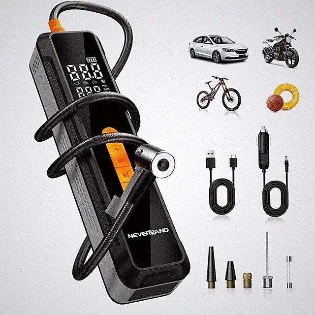 150 PSI Air Compressor Tire Inflator Fit for Car Motor Bike Ball Tires Air Pump