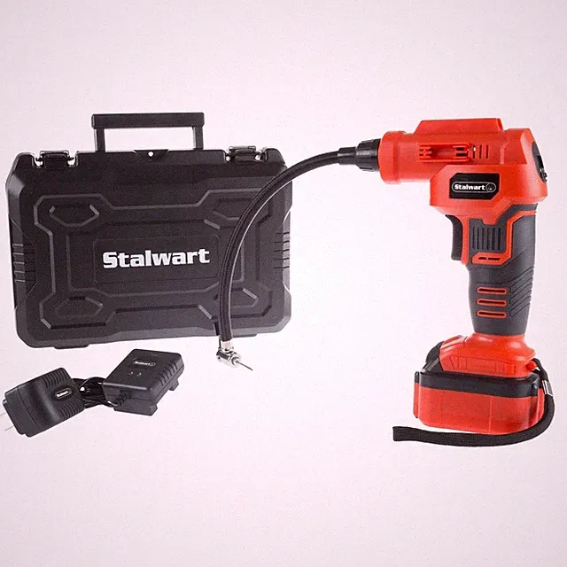 20V Rechargeable Battery Operated Air Compressor Inflator Car Bike Tires Balls