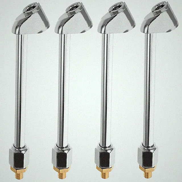4 Pcs Air Nozzle Tire Inflator Accessories Pump Nozzles Compressor Adapter