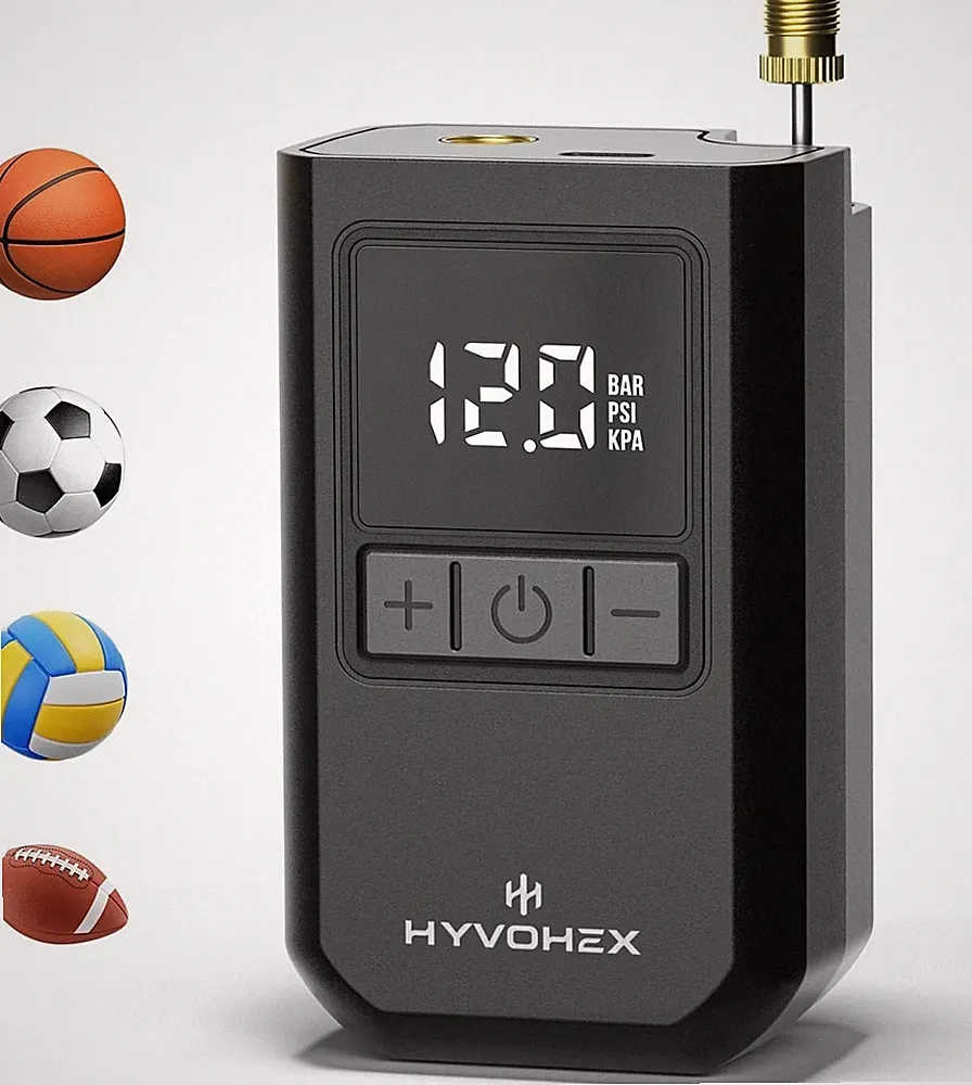 Electric Portable Sports Air Pump for Inflation and Deflation - Automatic Ball