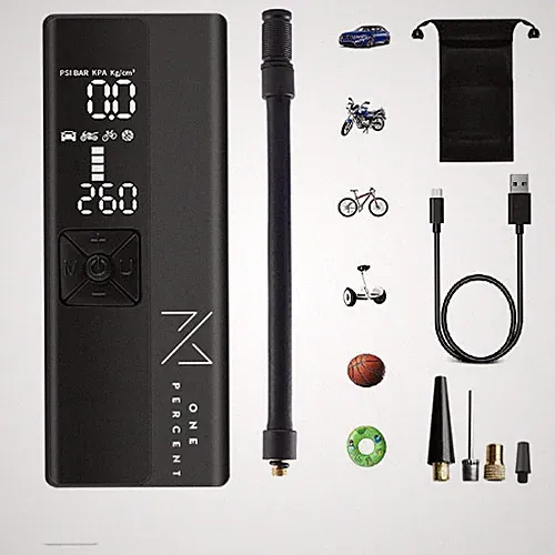 Electrical Air Pump Portable Wireless Tire Inflatable Pump for Car Bicycle Ball