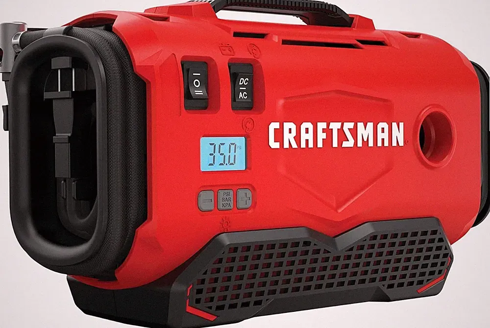 V20 Portable Tire Inflator Air Compressor Cordless 120V & 12V Pump